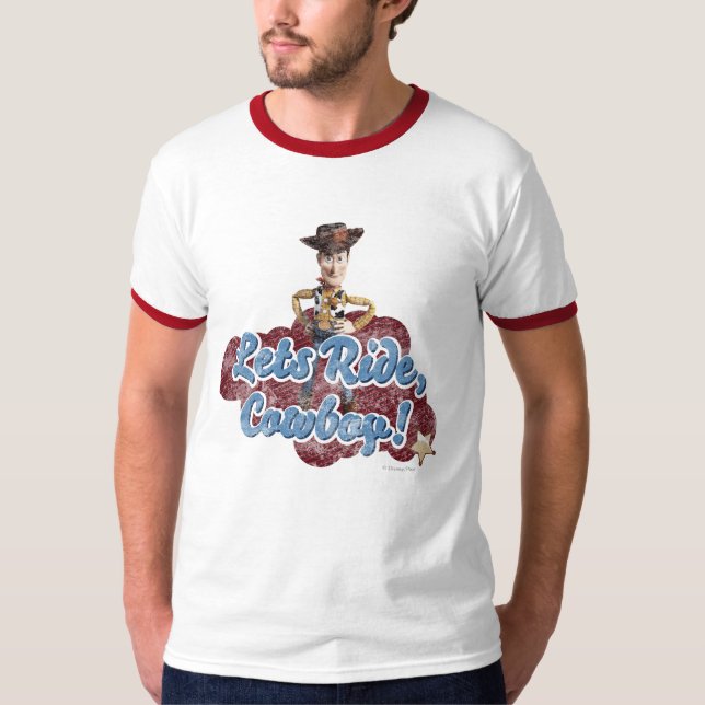 Woody: Lets Ride, Cowboy T-Shirt (Front)