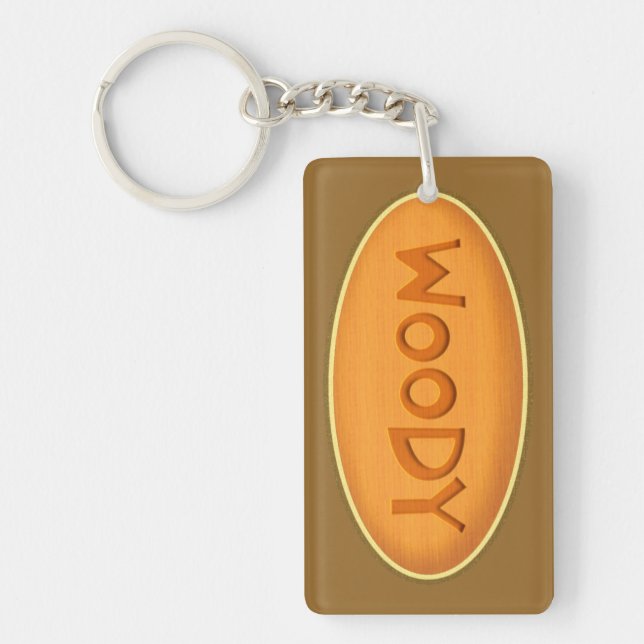 Woody Nickname Keychain (Front)