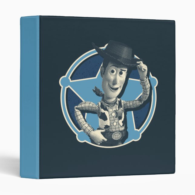 Woody: Sheriff Badge Binder (Front/Spine)