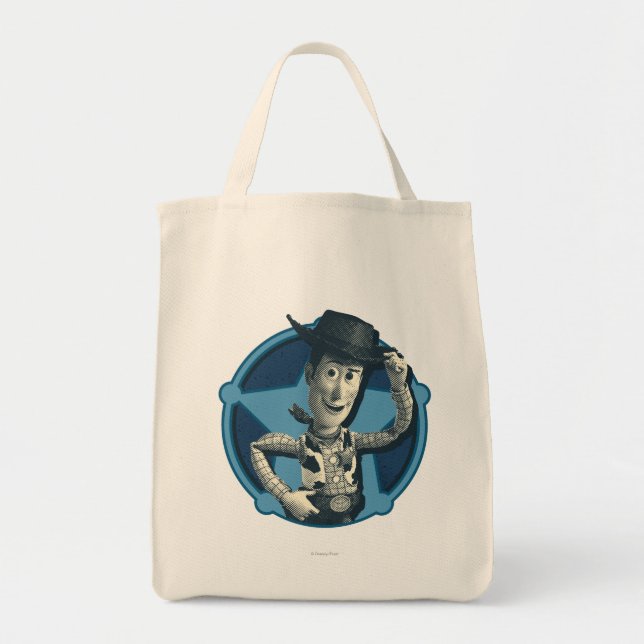 Woody: Sheriff Badge Tote Bag (Front)