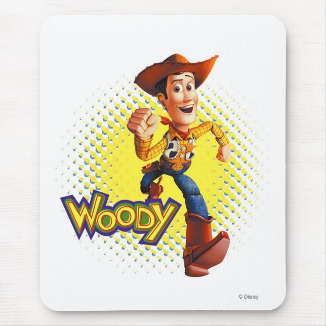 Woody Sheriff Cowboy Disney Mouse Pad (Front)