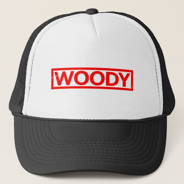 Woody Stamp Trucker Hat (Front)