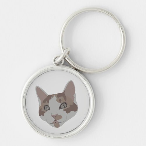 Woody The Cat Keychain
