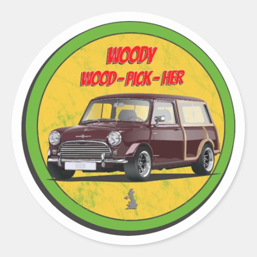 Woody Wood Sticker