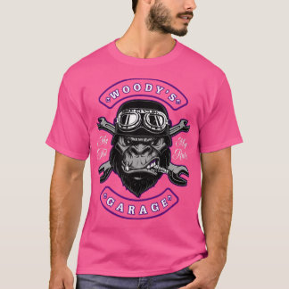 Woodys Garage Personalized Mens Gift T-Shirt