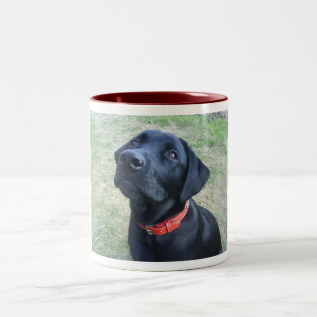 Woof Bark! Two-Tone Coffee Mug (Center)