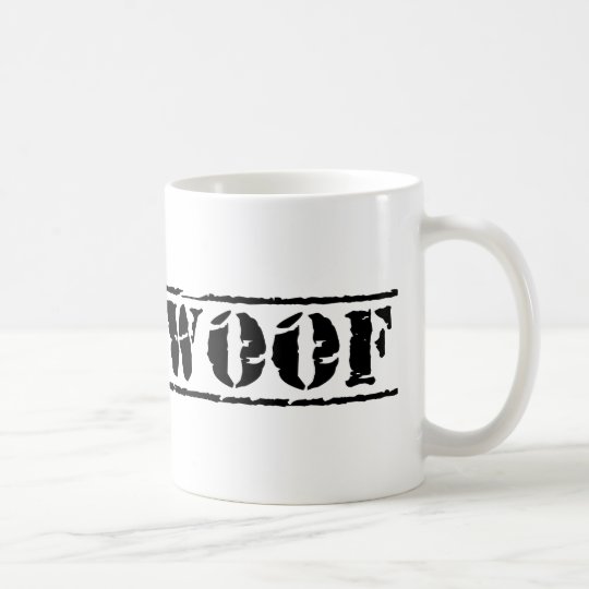 WOOF COFFEE MUG