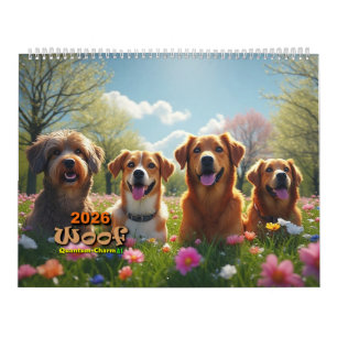 Woof, Dog Calendar 2026