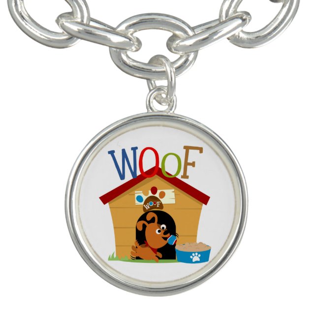 Woof Dog Charm Bracelet (Design)