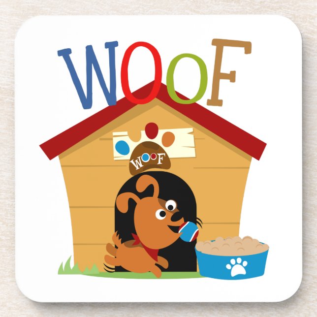 Woof Dog Coaster (Front)