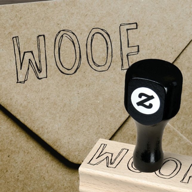 WOOF | Dog Lover's Rubber Stamp (Creator Uploaded)