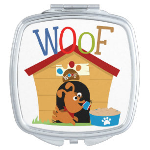 Woof Dog Makeup Mirror