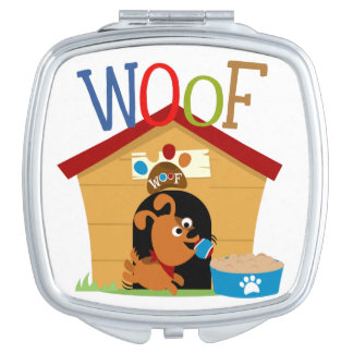 Woof Dog Makeup Mirror