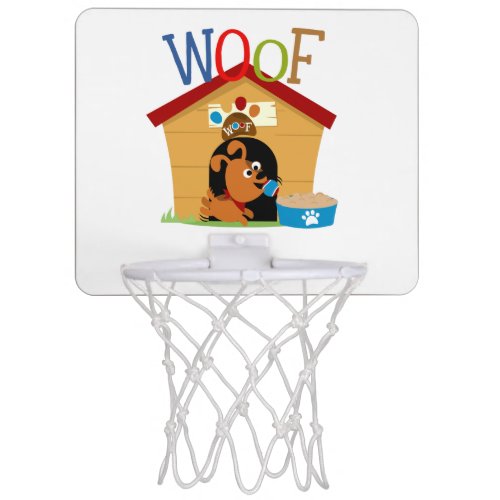 Woof Dog Mini Basketball Hoop