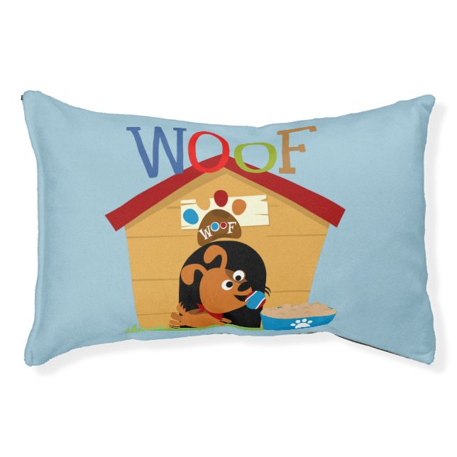 Woof Dog Pet Bed (Front)