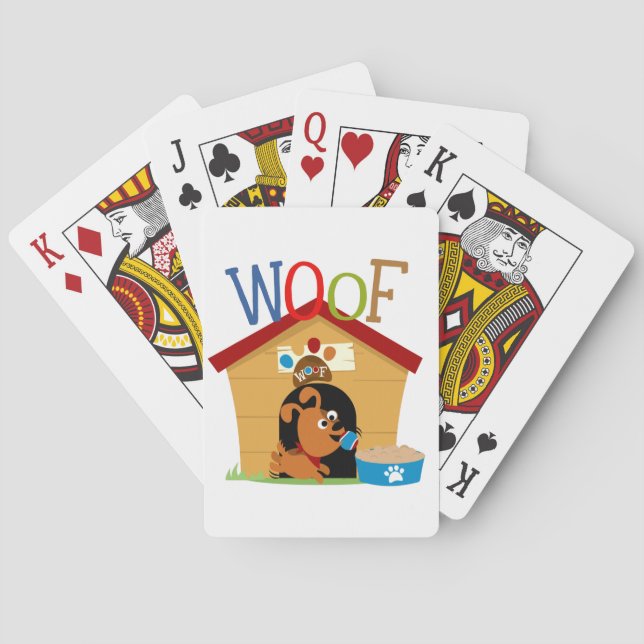 Woof Dog Poker Cards (Back)