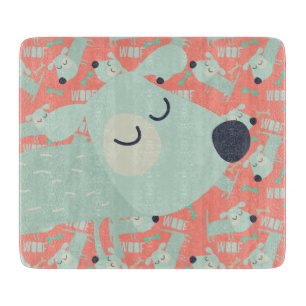 Woof Dogs and Bones Cutting Board