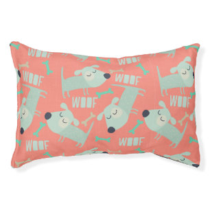 Woof Dogs and Bones Pet Bed