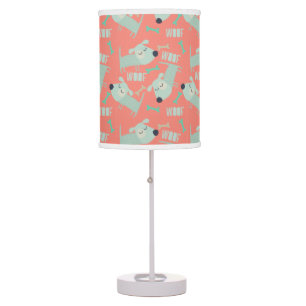 Woof Dogs and Bones Table Lamp