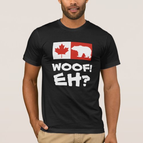 WOOF EH CANADIAN BEAR PRIDE T_SHIRT