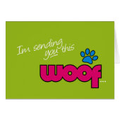 Woof General Card (Front Horizontal)