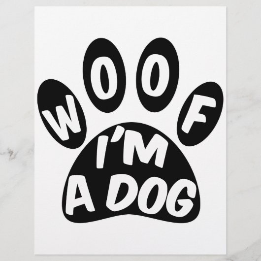 Woof I'm A Dog (Front)