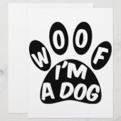 Woof I'm A Dog (Front/Back)