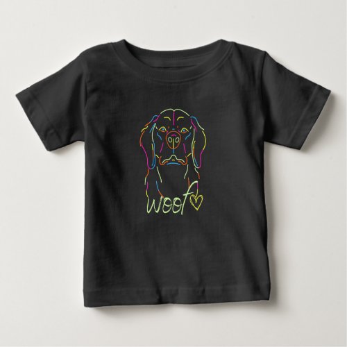 Woof my dog for littles baby T_Shirt