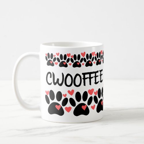 Woof Plus Coffee Cwooffee Coffee Mug