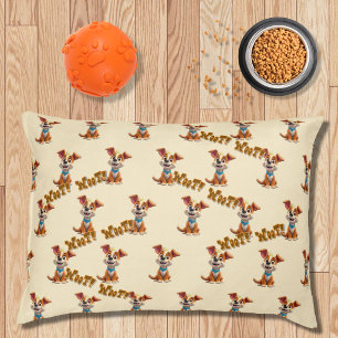 Woof! Woof! Happy Dog Pet Bed