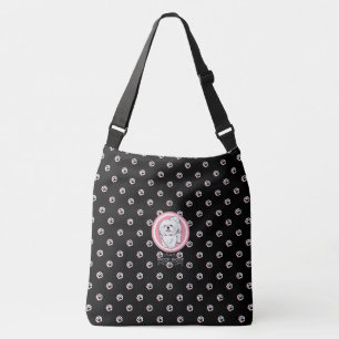 woof! woof! Lhasa apso Crossbody Bag