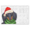 Woof Word Art and Christmas Dachshund Dog