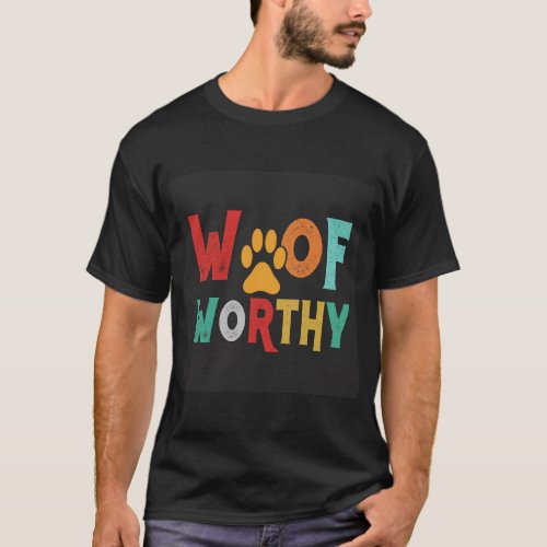 Woof_worthy boys tshirt design 
