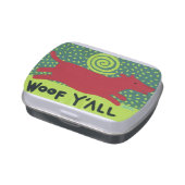 Woof Y'All Tin with Mints (Side)