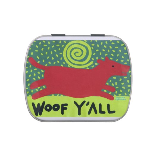 Woof Y'All Tin with Mints (Top)