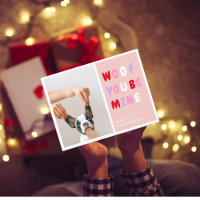 Woof You Be Mine | Valentines Dog Postcard