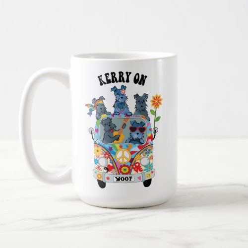 Woofstock Kerry Blue Terrier Coffee Mug