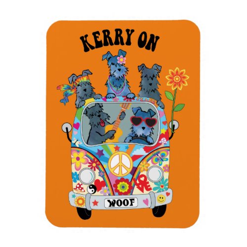 Woofstock Kerry Blue Terrier Magnet