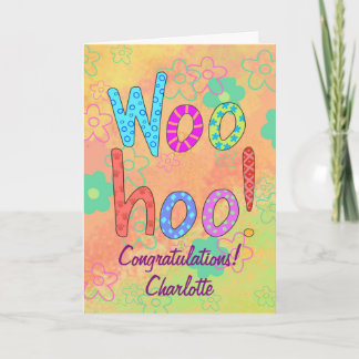 WooHoo Name Personalized Friends Personalized Card