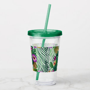 Wooing jungle harmony acrylic tumbler