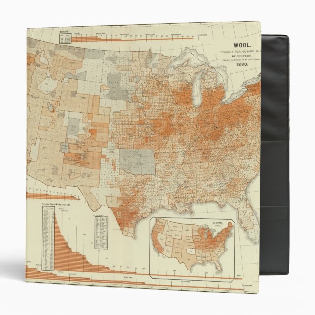 Wool 3 Ring Binder (Front/Inside)