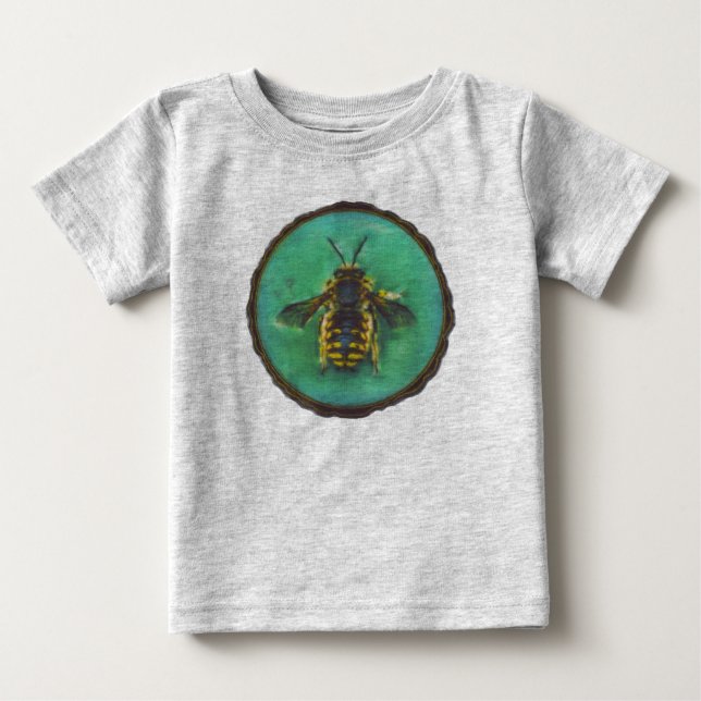 Wool Carder Bee Baby T-Shirt (Front)
