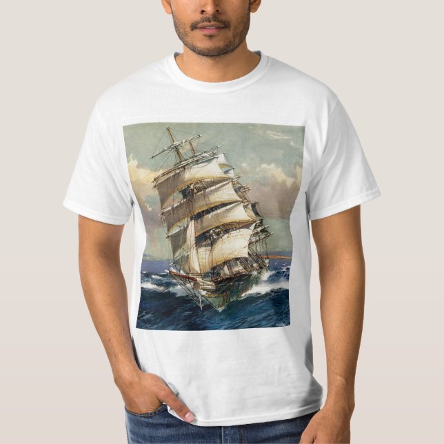 Wool Clipper Satamis T-Shirt (Front)