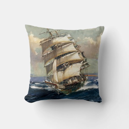 Wool Clipper Satamis Throw Pillow