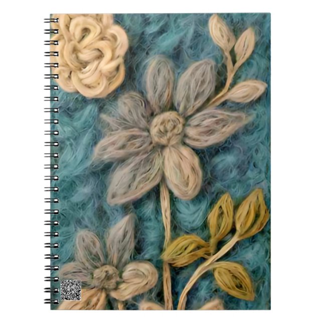 Wool floss notebook (Front)