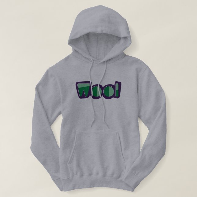 Wool Liverpool Funny Slang Wirral Cheshire Hoodie (Design Front)