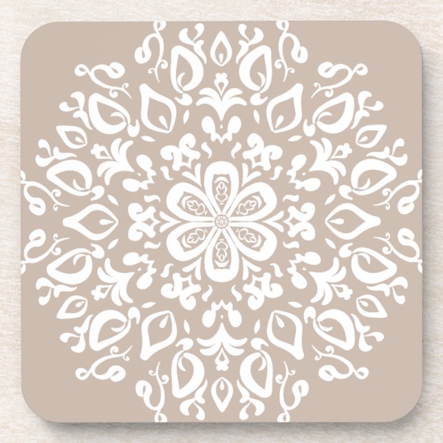Wool Mandala Drink Coaster (Front)