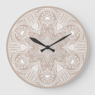 Wool Mandala Large Clock