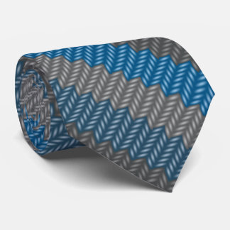 Wool Ties Printed Blue Wool Knitting Neckties