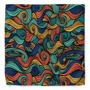 Wool Topped paisley Bandana